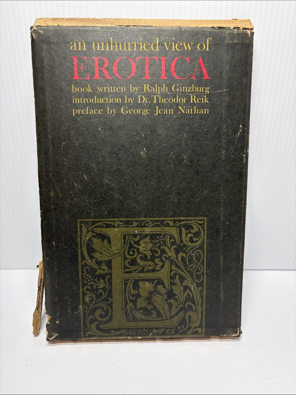 An Unhurried View of Erotica with Slipcase hardcover book
